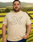 Camiseta Básica Masculina Country Plus Size 2k Jeans Algodão