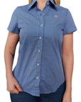 Camisa Country Xadrez Feminino Manga Curta 2k Jeans