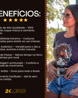 T-shirt Feminino 2k Jeans Circulo Estampado