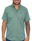 Camisa Country Xadrez Masculina 2k Jeans Manga Curta
