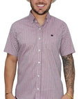 Camisa Country Xadrez Masculina 2k Jeans Manga Curta