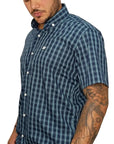 Camisa Country Xadrez Masculina 2k Jeans Manga Curta