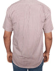 Camisa Xadrez Country Manga Curta Vermelho