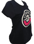 T-shirt Feminino 2k Cowgirl Circulo Estampado Country