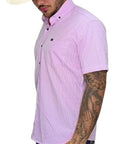 Camisa Country Xadrez Masculina 2k Jeans Manga Curta