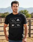 Camiseta Masculina Country 2k Jeans Country Estampada