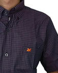 Camisa Country Xadrez Masculina 2k Jeans Manga Curta 07