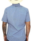 Camisa Country Xadrez Masculina 2k Jeans Manga Curta
