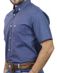 Camisa Country Xadrez Masculinas 2k Jeans Manga Curta