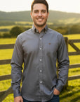 Camisa Country Xadrez Masculina Manga Longa 2k Jeans