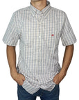 Camisa Country Xadrez Masculina 2k Jeans Manga Curta 09