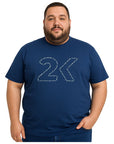 Camiseta Básica Masculina Country Plus Size 2k Jeans Algodão