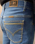 Calça Jeans Masculina 2k Jeans Alta Reta Azul