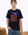 Camiseta Infantil Juvenil Menino 2k Kids American Farm