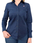 Camisa Xadrez Feminino Manga Longa 2k Jeans