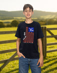 Camiseta Infantil Juvenil Menino 2k Kids American Farm