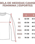 Camiseta 2k Sports Feminina | Laranja manga longa