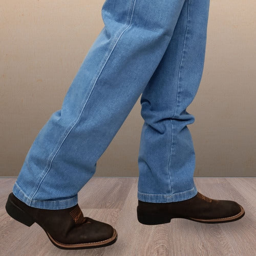 Calça Jeans Masculina 2k Jeans Alta Reta Azul