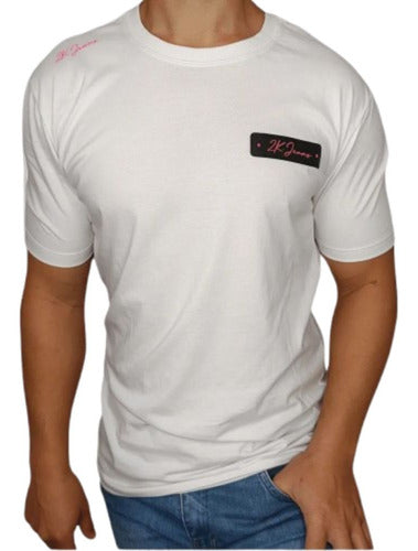 Camiseta 2k Jeans Basica Cursiva