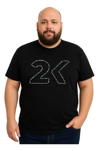 Camiseta Básica Masculina Country Plus Size 2k Jeans Algodão
