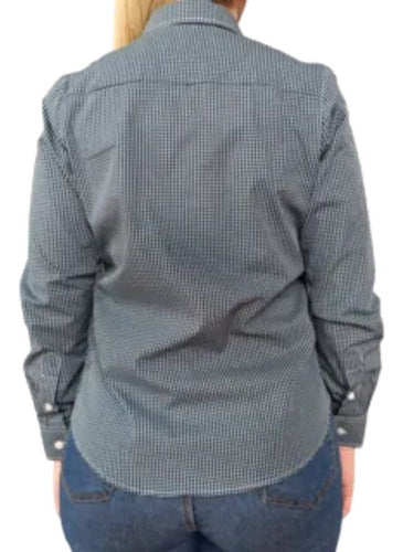 Camisa Xadrez Feminino Manga Longa 2k Jeans