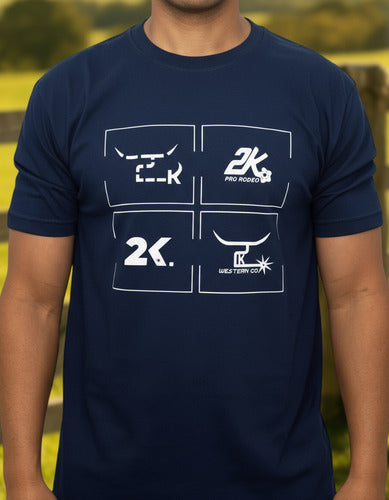 Camiseta Masculina Country 2k Jeans Country Estampada