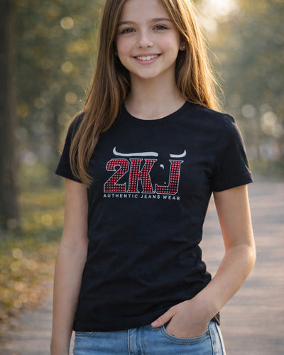 Camiseta Menina Infantil Juvenil 2k Kids 2k'j