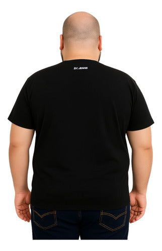 Camiseta Básica Masculina Country Plus Size 2k Jeans Algodão