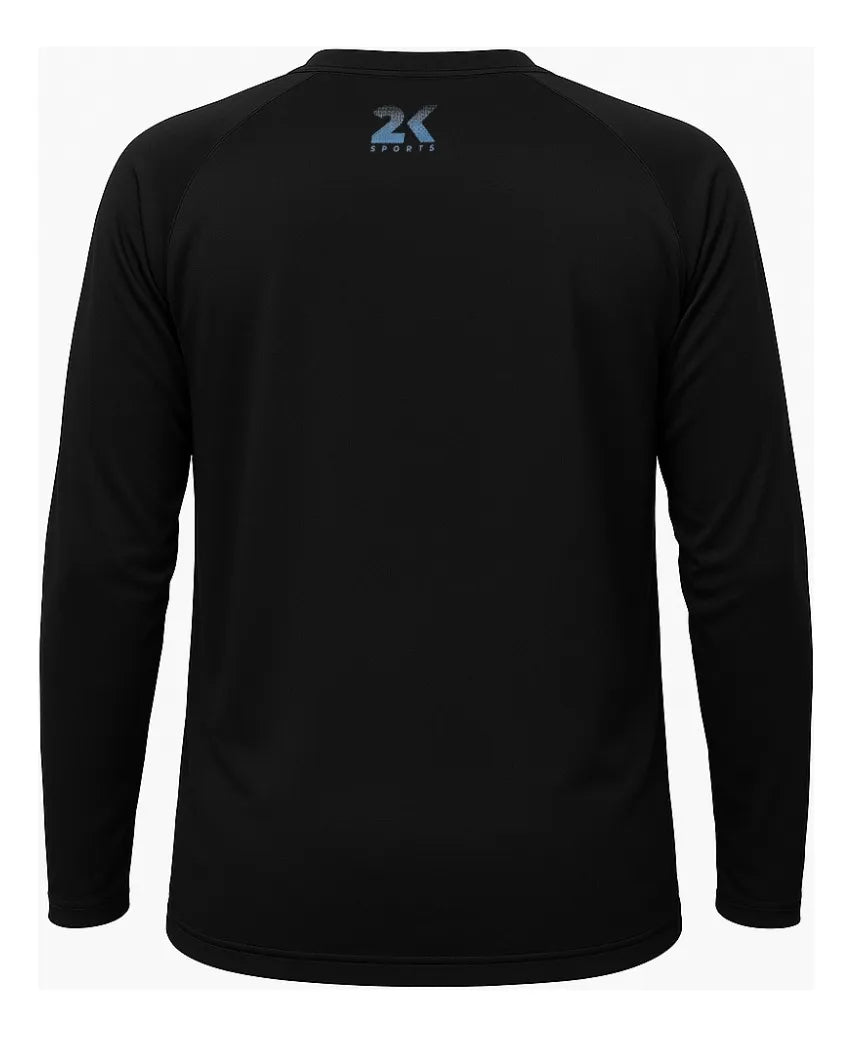 Camiseta 2k Sports Masculina | Preto manga longa