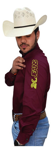 Camisa Country Masculina 2k Jeans Bordada Cowboy Premium