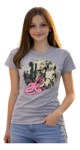 Camiseta Menina Infantil Juvenil 2k Cowgirl