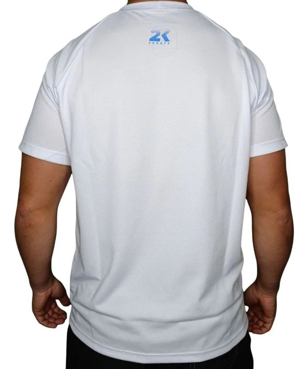 Camiseta 2k Sports Beach Tennis Masculina | Branco 2k