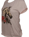 T-shirt Feminino 2k Horse Flower Country
