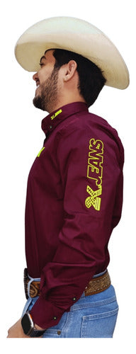 Camisa Country Masculina 2k Jeans Bordada Cowboy Premium