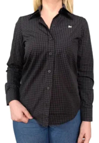 Camisa Xadrez Feminino Manga Longa 2k Jeans