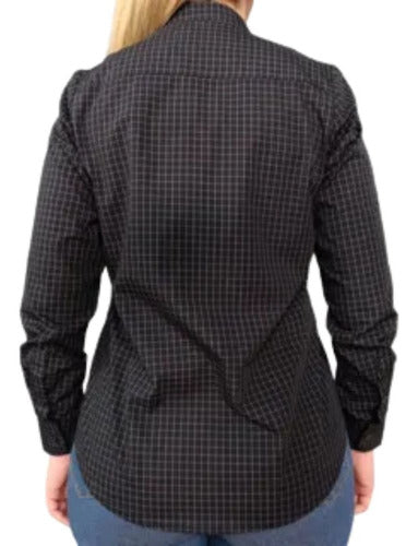 Camisa Xadrez Feminino Manga Longa 2k Jeans