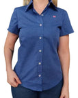 Camisa Country Xadrez Feminino Manga Curta 2k Jeans
