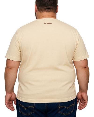 Camiseta Básica Masculina Country Plus Size 2k Jeans Algodão
