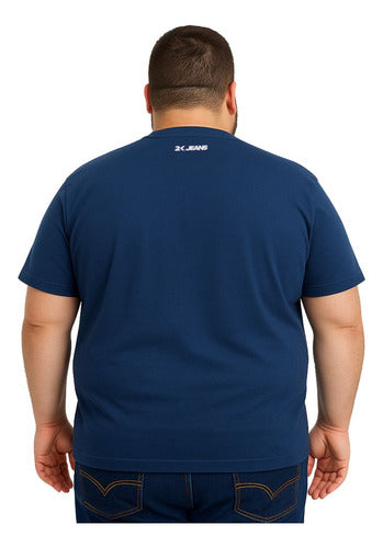 Camiseta Básica Masculina Country Plus Size 2k Jeans Algodão