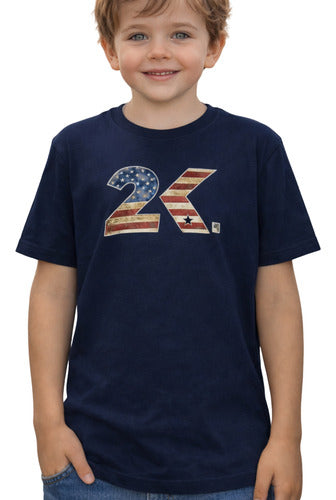 Camiseta Infantil Menino 2k American