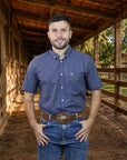 Camisa Country Xadrez Masculinas 2k Jeans Manga Curta