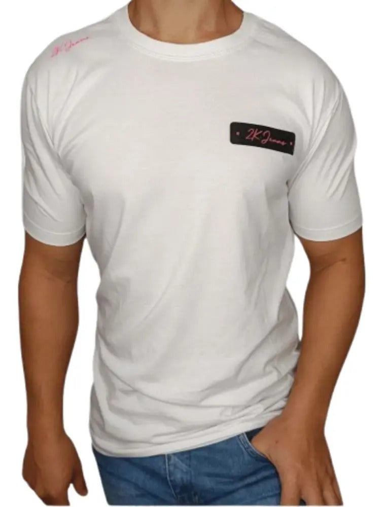 Camiseta 2k Jeans Basica Cursiva