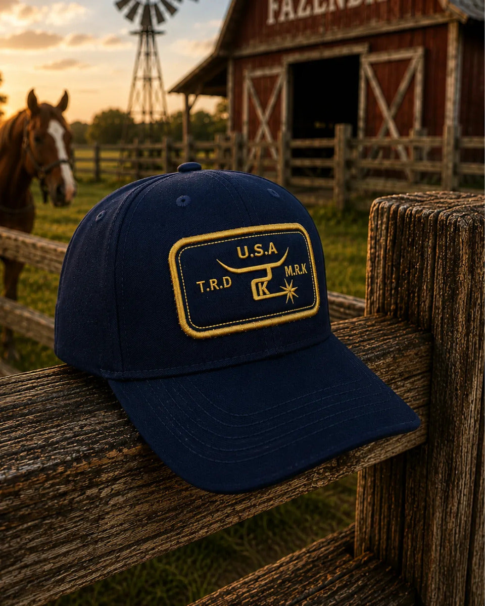 Boné Aba Curva 2k Jeans Country Bordado Premium