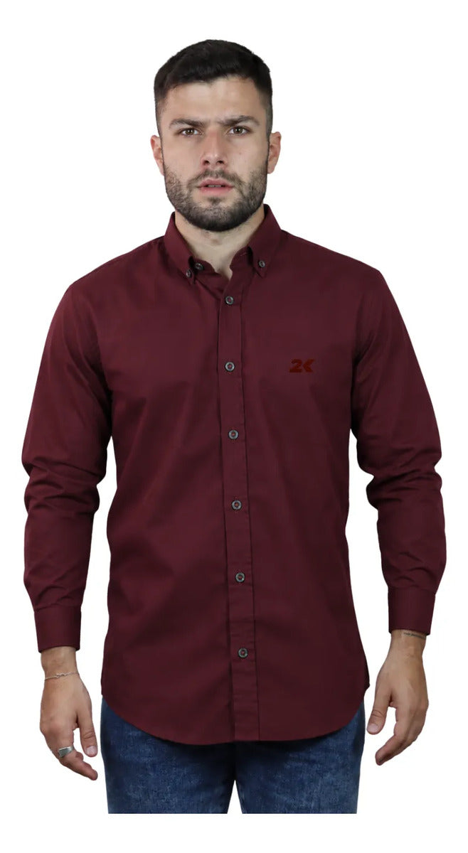 Camisa Manga Longa Lisa 2k Jeans