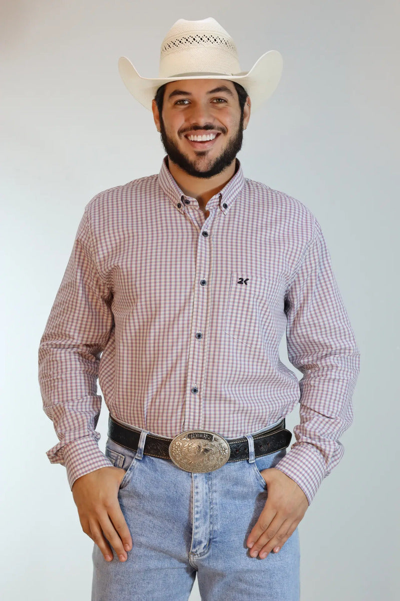 Camisa Country Xadrez Masculina Manga Longa 2k Jeans Premium