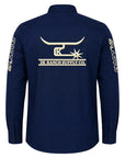 Camisa Country Masculina 2k Jeans Bordada Cowboy