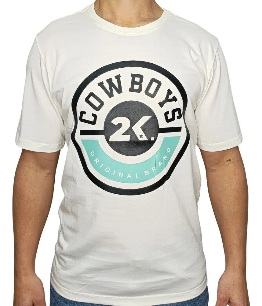 Camiseta Masculina Estampado 2k Cowboy Country
