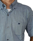 Camisa Country Xadrez Masculina 2k Jeans Manga Curta 01