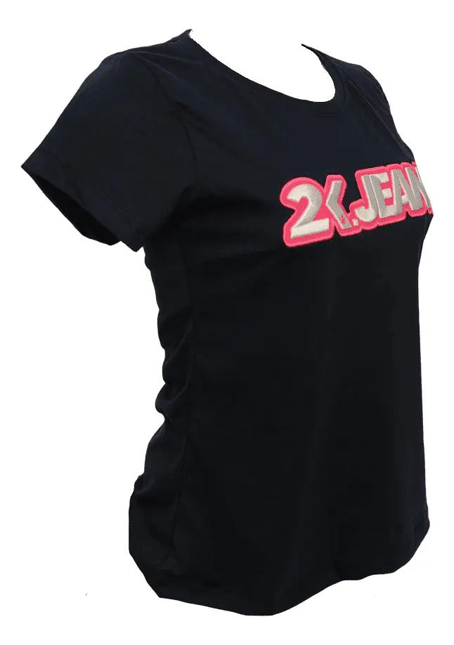 T-shirt Feminino 2k Jeans Bordado Country
