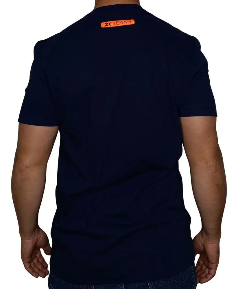 Camiseta 2k Jeans Basica Cursiva